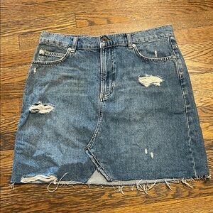 We The Free denim skirt